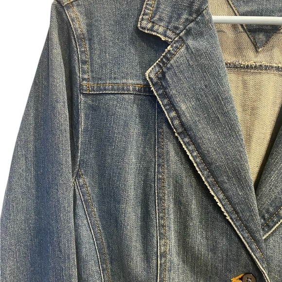 Tommy Hilfiger Classic Fitted Vintage Blue Jean Jacket - Picture 6 of 15